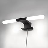 【IP44 wasserdichte Spiegellampe】Bad Lampe Für Die Wand Led ist IP44 wasserdicht, so dass Sie sich keine Sorgen um Spritzwasser machen müssen. Sie kann in feuchten Bereichen wie Badezimmern oder Küchen verwendet werden.
