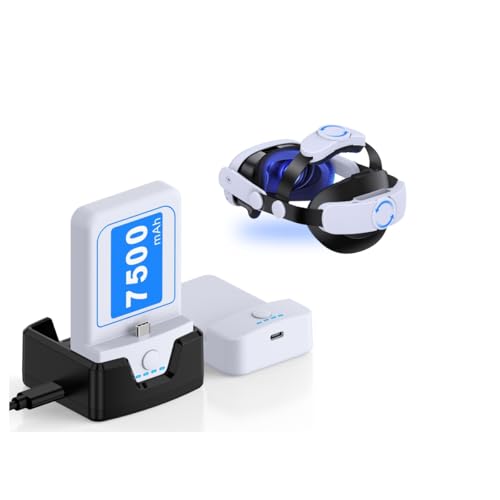 Amazon.com: MQ2003 & MQ002-Head Strap with 7500mAh Battery 2 Pack