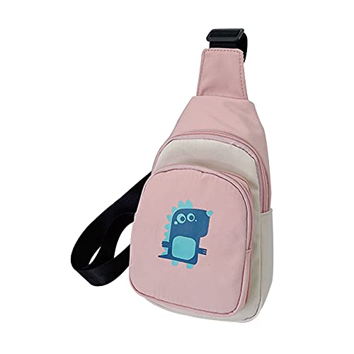 Infantile bébé Enfants garçons Filles Sacs à bandoulière Dessin animé Dinosaure Mignon Sac de Taille Sac Banane Taille Fanny Pack Mignon Pochette Ceinture Poitrine Pokémon Pratique Et Léger Cover