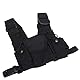 Walkie-Talkie-Brusttasche, Walkie-Talkie-Doppel-Brustgurt-Frontpack-Beutel Holster-Tragetasche, hochwertige Walkie-Talkie-Brusttasche für die Polizei, Produktionswerkstatt
