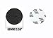 Squatch Badge USA Flag Style,4×4 Lettering Emblem Car Metal Badge Compatible with Jeep Wrangler Cherokee and Various Cars（2 Pieces） (Mute Black Mountain)