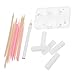 Anneome Kit Brillantini Denti con Cristalli Fondo Piatto Forma Unica Set Decorativo per Sorriso Brillante e Stile Personale Adatto per Uso Casalingo Facile immagine