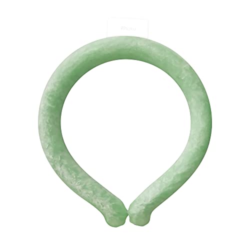 ネッククーラー 冷却ベルト アイスリング クーリングネック PCM 28度 冷感 暑さ対策 グリーン Rihaku