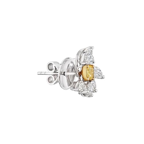 Leviev, Elowyn 2.07 Carat Diamond Stud Earring in 18K White Gold — view 3