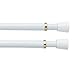 Bali Blinds 7/16" Round Spring Tension Cafe Rod, 8-11", White, 2-Pack