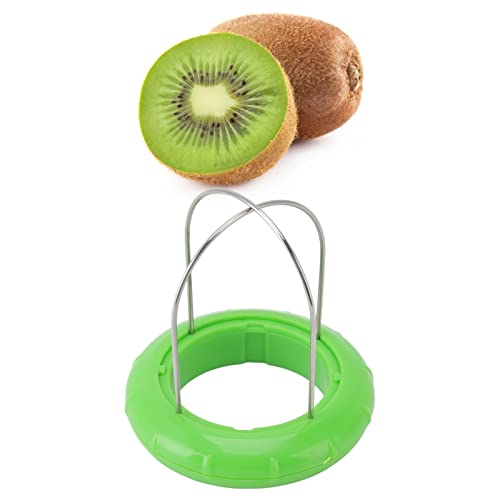 Herramienta para Cortar Kiwi, Pelador de Fruta de Kiwi 2 en 1 Portátil Pelador de Fruta de Kiwi, Pelador de Fruta de Kiwi de Acero Inoxidable con Mango de Fácil Agarre