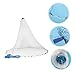 KICHOUSE Hand Cast Net for Fishing Monofilament Design Easy to Throw Store for Catching Live Bait Fishing Supplies for All Anglers