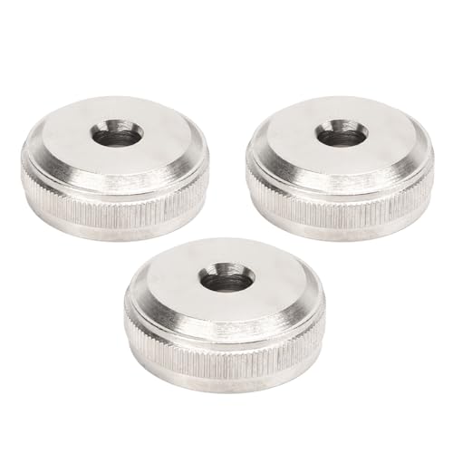 Trumpet Valve Cap Screw, 3Pcs Silver