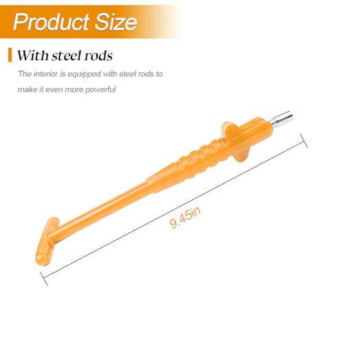 Image of Car Tire Valve Stem Puller, No Scratch Auto Valve Stem Remover & Installer Core Tool, Vehicle Tyre Valve Repair Tool Accessories, Universal for SUV Motorcycle Truck (Yellow)