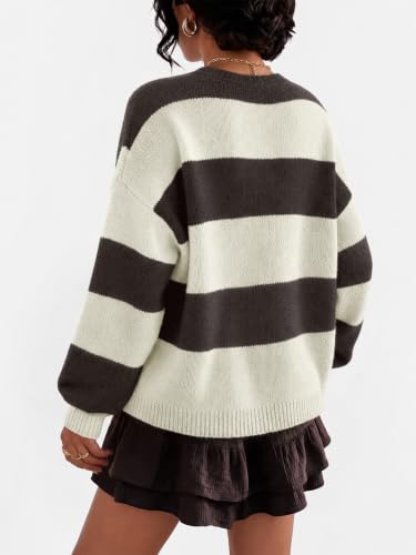 Womens Oversized Striped Cardigan - image 3