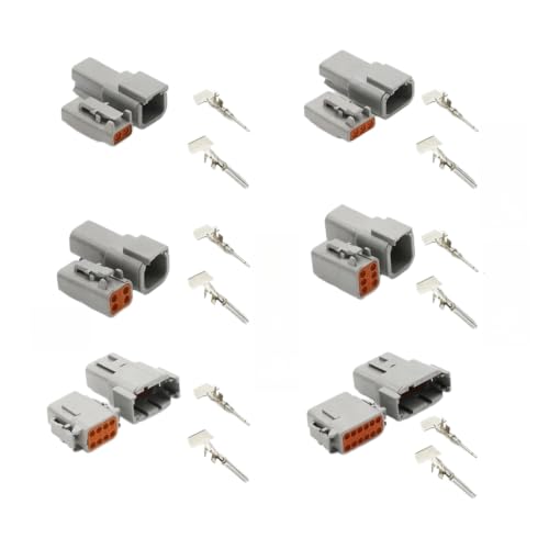 Conector DT hermético serie Wire Socket Plug de 2 pines para sellado seguro de cables 2
