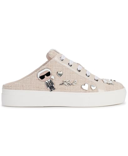 Image of Karl Lagerfeld Women's Cambria Slip on Sneaker Mule with Pins