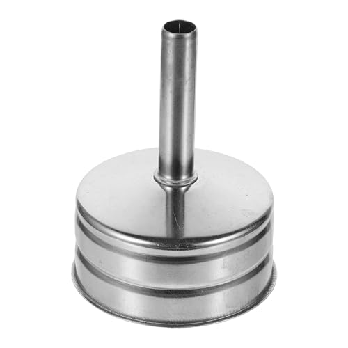 STAHAD Embudo para Cafetera Italiana de Acero Inoxidable, Filtro Reutilizable para 4 Tazas, Accesorio Portátil para Preparar Café Filtro de Precisión, Adecuado para Uso Doméstico