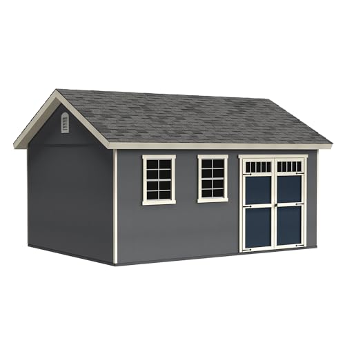 Handy Home Products Beachwood 12x16 DIY Storage Shed