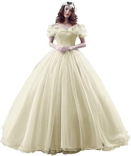 Image of Women's Off Shoulder Quinceanera Ball Gowns Masquerade Princess Long Prom Formal Evening Party Dress