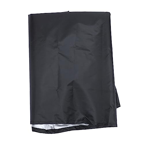 POPETPOP Protector de Exterior con Correas Resistentes Funda Oxford para Proteger Muebles y Jardín Negro Resistente al Polvo y Lluvia