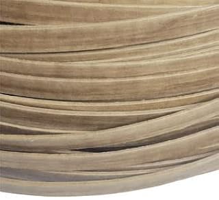 2 Pound Coil Flat Paper Weaving Cane 3/8 Inch Paper Rattan Cane Fiber Rush Splint Approx. 230 Feet.