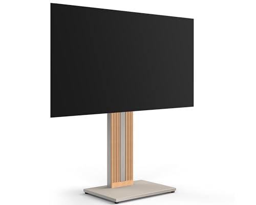 FITUEYES Design TV Ständer aus Buchenholz TV Stand für 32 40 43 50 55 60...