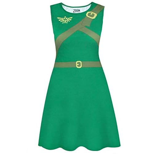 ZELDA La Leyenda de Vestido del Traje clásico Oficial Mujeres