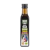 NaturGreen - Salsa De Soja Tamari Bio, 250 ml, Contenido Reducido en Sal, Sabor Suave y Exotico, Ecológica, Vegano, Sin Lácteos, Ideal Para Cocina Asiática