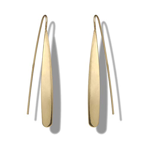 LALANG Creative U-Type Sequin Earrings Simple Geometry Stud Earring Ear Hook(Golden) LALANG Creative U-Type Sequin Earrings Simple Geometry Stud Earring Ear Hook(Golden)