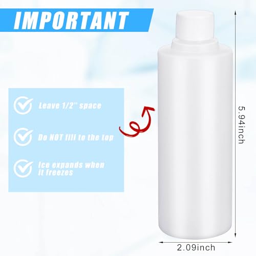 6 Piezas Palitos de Hielo Reutilizables con Tapa para Botellas miniatura 2