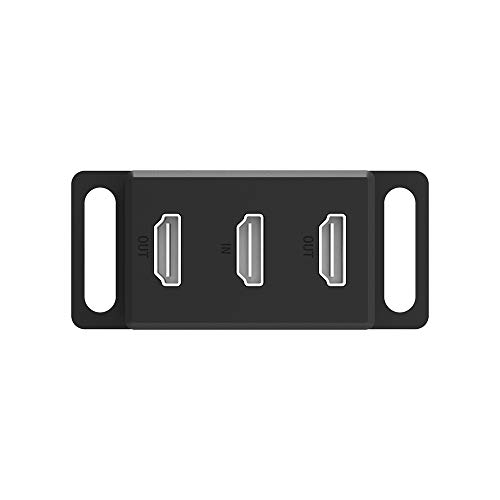 Image of Portkeys HDV1 HDMI Splitter 1 in 2 Out - HDMI Switcher HDMI Splitter for Dual Monitors Support at the Same Time