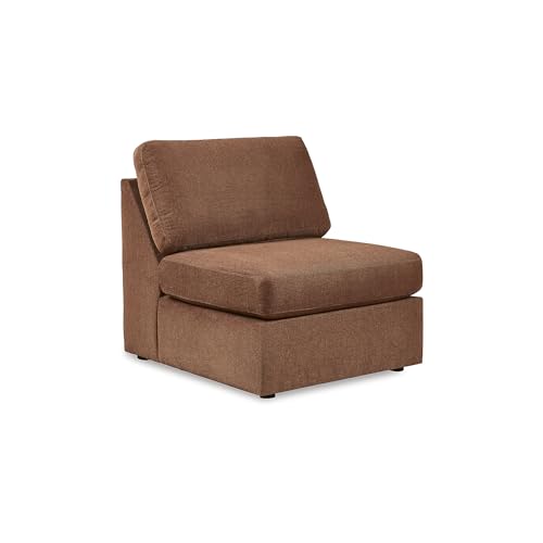 Image of Signature Design by Ashley 5 Piece Modular Sectional, Spice Orange