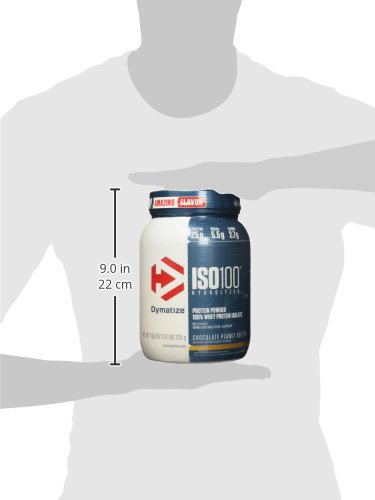 Iso 100 Whey Protein Isolado - Chocolate Peanut Butter, Dymatize, 725 G