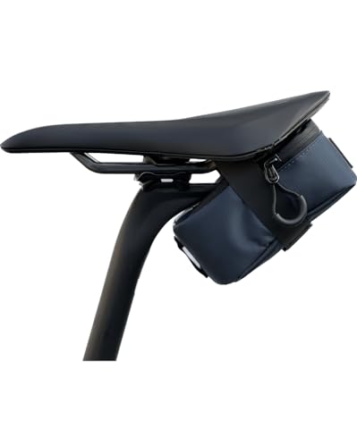 Sac de selle bleu pour cyclotourisme et trajets quotidiens à vélo urbain