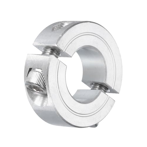 uxcell Double Split Clamp-On Shaft Collar for 3/4" 1-1/2" OD 1/2" Thick
