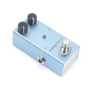 Authentic Analog Chorus Tone: High-quality BBD chip delivers vintage-inspired chorus effects with low noise and exceptional clarity. Rugged & Portable: Full metal aluminum alloy shell with a sleek stoving finish ensures durability, while the mini siz...