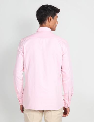 Image of Arrow Slim Fit Mens Formal Shirt - 100% Cotton, Breathable & Comfortable, Full Sleeves Shirts for Men