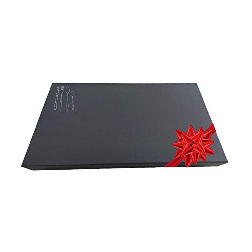Juego 48 Piezas Cubertería De Luxe Estuche Regalo con Cuchillo Carne