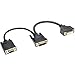 TRIPP LITE P564-06N-DV 6-Inch DVI Digital Y Splitter Cable DVI-I M to DVI-D F and HD15 F