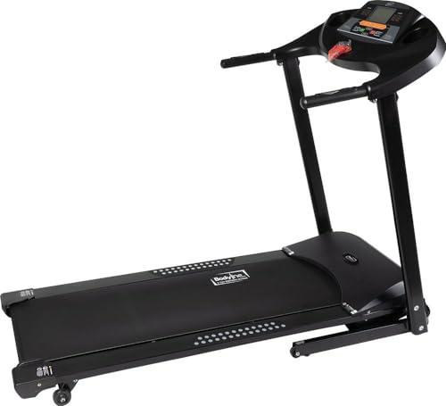 Bodyline Cinta de Correr eléctrica Plegable Albatros, Velocidad máxima de 12 km/h, 2 Niveles de inclinación Manual, Pantalla LCD, acondicionamiento físico en casa, Entrenamiento Cardiovascular