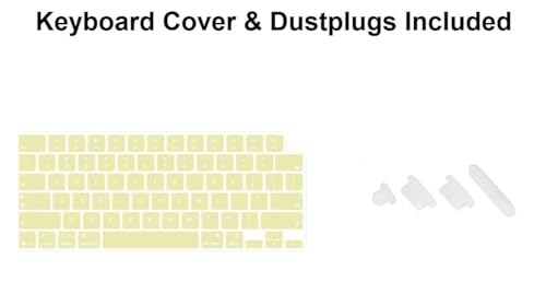 Image of Midkart Compatible with MacBook Neo Case 13 inch 2026 Release Model A3404 with A18 Pro Chip Hard Shell Case Cover with Keyguard and Dustplugs, Crystal Citrus