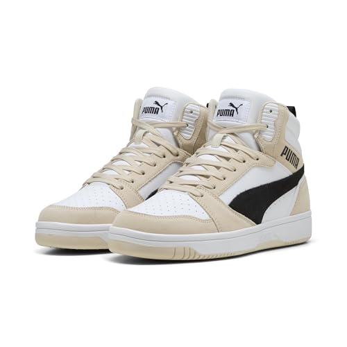 PUMA Rebound V6 SD, Basket Unisexe, Alpine Snow-PUMA...