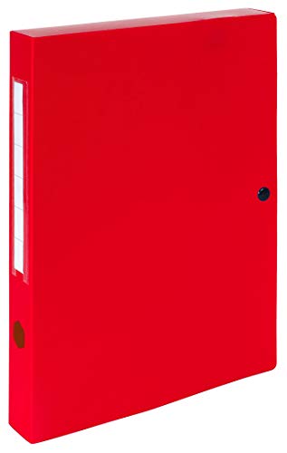 Exacompta 54635E Scatole Archivio, 24x32 cm, Rosso...