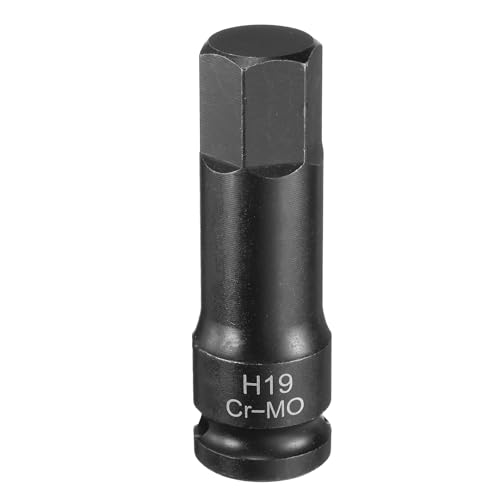 Llave de vaso H19 de 1/2 pulgada para aflojar tornillos rebeldes de coche 2