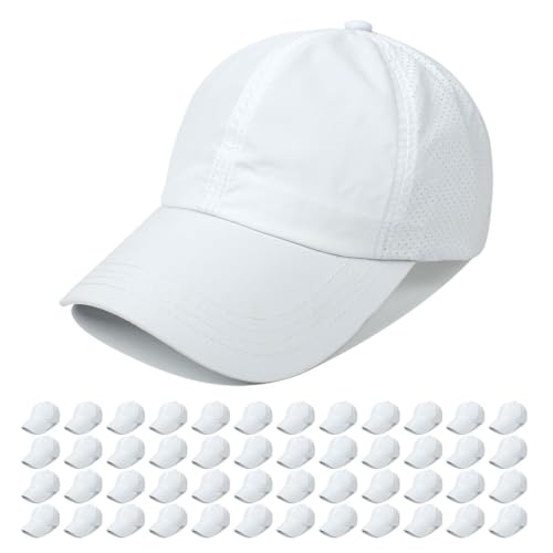 Image of Quick Dry Fit Baseball Cap - Water Repellent Sun Hat for Fishing, Running, Hiking, Golf, Surfing, Sailing, Boating