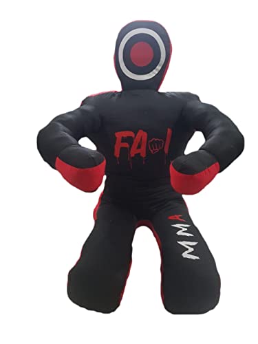 Mannequin de lutte MMA assis pour s'entraîner au jiu-jitsu chez soi