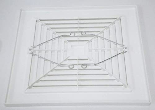Eagleggo S97011723 Bathroom Ceiling Fan Grille With Springs For Square Ceiling Or Wall-Mount Exhaust Fan Replacement Vent Cover Fits Models 663 670 671 675 688 689 Ventilation Fan #TOP2
