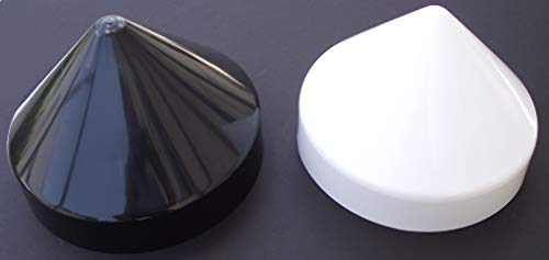 Piling Cone Marine Dock Boat Pylon Edge Post Head Cover Black or White
