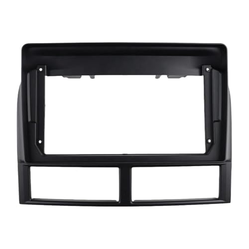 LTQSIV Panneau Tableau Bord Façade D'autoradio 2 DIN pour Jeep pour Grand Cherokee 1998-2004 avec Lecteur DVD Cadre Et Adaptateur De Montage pour Tableau De Bord