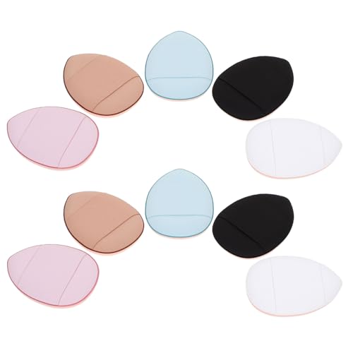 HAPINARY 12 Pack Small Makeup Triangle for Face Foundation Women's Makeup Tools Cosmetics Random Color
