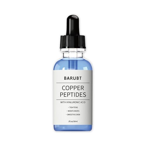 Generic Copper Peptide Serum 30ml for Face with GHK-Cu Peptide & Hyaluronic Acid – Deep Hydration Facial Serum, Helps Improve Firmness, Smooth Fine Lines Look & Plump Skin (1 fl.oz.)