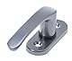Aqbau® Fenstergriff Balkontürgriff Metall fenstergriff klein, universal fenstergriffe, Fensterbeschlag (Graphit)