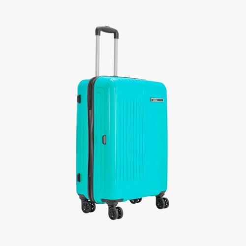 Image of Safari Lancer 8 Wheels, 5 Years Warranty Polypropylene Trolley Spinner Luggage Set of 3, 55cm, 66cm & 75cm, Small, Medium, Large, Blue, Fixed Combination Lock, 360 Wheeling System