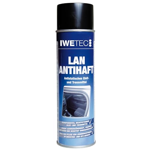 IWETEC Trennspray LAN Antihaft 500ml, antistatisches Trennmittel, schützt, pflegt, imprägniert